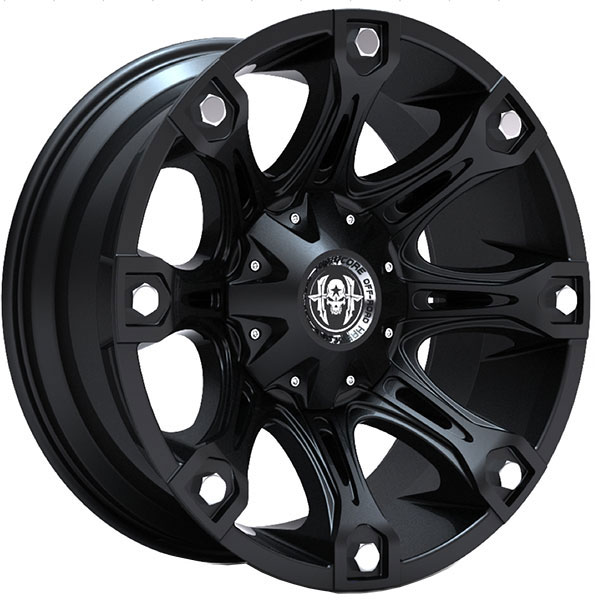 Hardcore Off Road HC04 Brute Force Gloss Black Center Cap Vtec Wheels