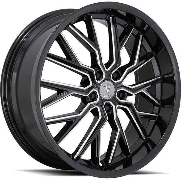 Velocity VW 32 Black with Milled Spokes